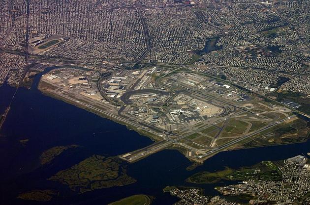 Imatge aèria de l'aeroport de New York - John Fisherald Kennedy